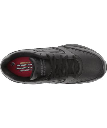 Skechers Women's Nampa-Wyola Food Service Shoe - Size 8, Black Polyurethane - Buy Online on GoSupps.com