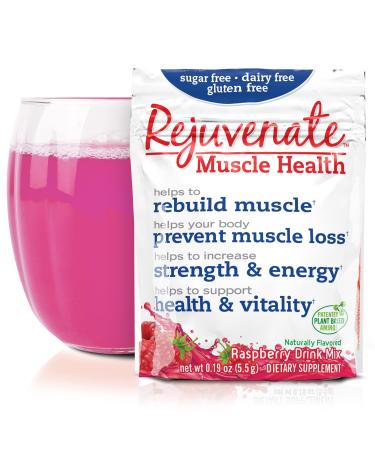 Rejuvenate Clinically Proven Muscle Health Raspberry 30 Pouches 0.19 oz (5.5 g) Each