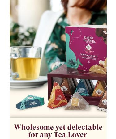 English Tea Shop Organic Super Goodness Collection - 12 Loose Leaf Pyramid Tea Bags - Buy Online on GoSupps.com