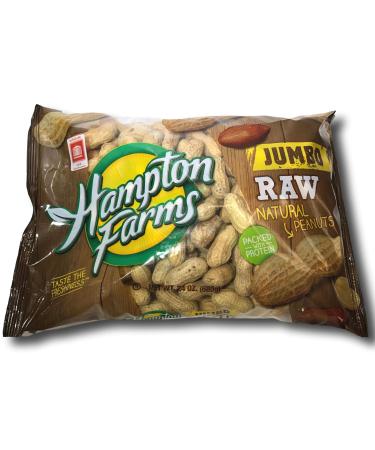 JUMBO RAW IN-SHELL PEANUTS (24 OZ.) (Jumbo) GREAT FOR BOILING 1.5 Pound (Pack of 1)