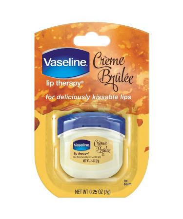 Vaseline Lip Balm for Instantly Soft Smooth Lips Cr me Br l e Lip Balm Locks In Moisture to Improve Hydration 0.25 oz