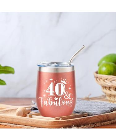 Yolidas 40th Birthday Gifts for Women Birthday Gifts for Her Gift Baskets Ideas for Her Mom Sister Female Friends Coworker Wife Girlfriend Daughter Unique Gifts for Women Pink-40th - Buy Online on GoSupps.com