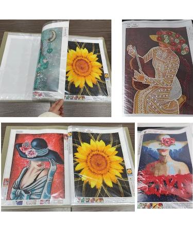 A3 Diamond Painting Storage Book | 60 Views Art Portfolio | 30 Page Protectors | 17.3x12.8in | Green - Buy Online on GoSupps.com
