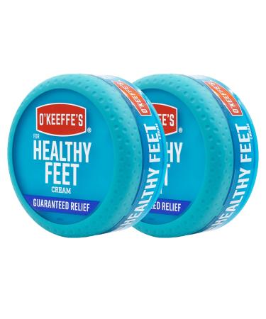 O'Keeffe's for Healthy Feet Foot Cream Guaranteed Relief for Extremely Dry Cracked Feet Instantly Boosts Moisture Levels 3.2 Ounce Jar (Pack of 2) 2 - Pack - Buy Online on GoSupps.com
