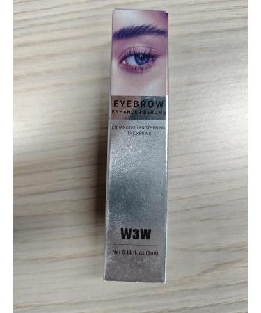Eyebrow Serum,W3W Eyebrow Growth Serum Advanced Formula for Boost Longer, Fuller, and Thicker Brows Lashes,3 ML (White) - Buy Online on GoSupps.com