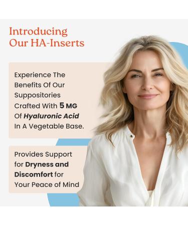NewLife Naturals Hyaluronic Acid Vaginal Suppositories | Moisturizer for Vaginal Dryness | USA-Made Relief for Menopause | 12 Inserts 30-Day Supply - Buy Online on GoSupps.com