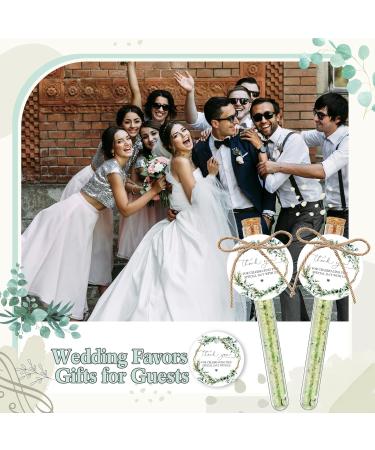 30 Set Wedding Party Favors - Eucalyptus Bath Salts Gift Set for Bridal Showers Baby Showers & Birthdays - Relaxing Test Tube Gifts for Women - Buy Online on GoSupps.com
