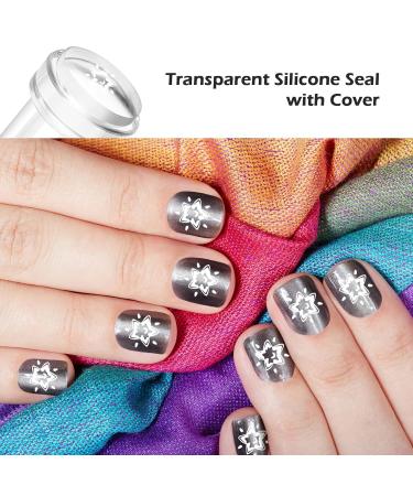 3 Piece Clear Nail Stamp Set for French Nails - Silicone Nail Art Stamps & Accessories - Buy Online on GoSupps.com