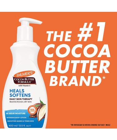 Palmers Cocoa Butter Body Lotion 13.5oz with Vitamin E - Pack of 12 | Daily Skin Therapy Formula - Buy Online on GoSupps.com