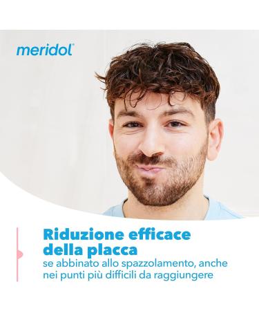  Meridol Meridol Antibacterial Mouthwash 400ml Soothes Irritated Gums Protects Enamel Fights Bacteria Plaque Prevents Gingival Ble - Buy Online on GoSupps.com