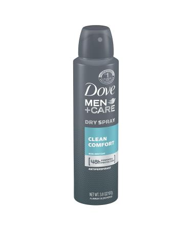 Dove Men+Care Dry Spray Antiperspirant Deodorant Clean Comfort 3.8 oz Clean Comfort 3.8 Ounce (Pack of 1) - Buy Online on GoSupps.com
