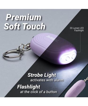 SABRE Personal Safety Kit with Pepper Spray and 2-in-1 Personal Alarm with LED Light, 25 Bursts,130dB Alarm, Audible Up to 1,250 Feet Lavender - Buy Online on GoSupps.com