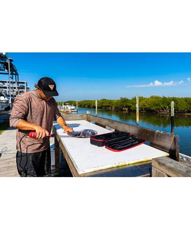 Bubba 110V Electric Fillet Knife with Non-Slip Grip Handle and 4 Ti-Nitride S.S. Blades - 8' Cord, Storage Case - Ideal for Fishing - Buy Online on GoSupps.com