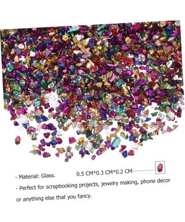 HAPINARY 1 Glass Chip Manicure Fillers Irregular Glass Epoxy Fillers Nail Art Stone DIY Epoxy Fillers Manicure DIY Accessories Epoxy Filling DIY Charm Fillers Epoxy Charms Manicure Charms 0.5X0.3cm Colorful - Buy Online on GoSupps.com