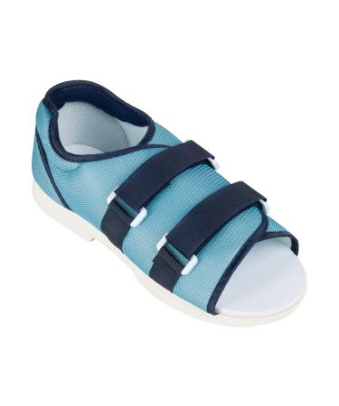 Ossur Mesh Top Post-Op Shoe (Female) | Post Surgery Soft Tissue Procedures and Post Trauma Recovery | Open-Toe Breathable Top with Extended Straps and Dual Side Closure | Large Size