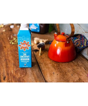 Bhakti Fair Trade Vegan Premium Chai Tea Concentrate 2-Pack - Original Flavor - 64 Fl Oz Total - Buy Online on GoSupps.com