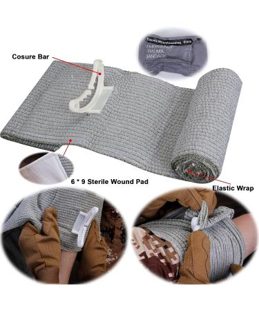 GRULLIN IFAK Trauma First Aid Kit - Military MOLLE Survival Kit for Adventure Travel and Outdoor Activities - Buy Online on GoSupps.com