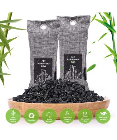 Charcoal Shoe Deodorizer Bamboo Charcoal Bags Charcoal Air Purifying Bags Bamboo Charcoal Shoe Deodorizer Bamboo Charcoal Dehumidifier 2 Pack Odour Neutraliser Pet Odour Remover Unscented 85 g (Pack of 2) - Buy Online on GoSupps.com