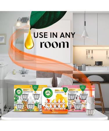 Air Wick Plug in Scented Oil Starter Kit - 2 Warmers + 6 Refills - Hawaii Essential Oils - Buy Online on GoSupps.com