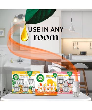 Air Wick Plug-in Scented Oil Refill - 2 ct Vanilla & Pink Papaya | Essential Oils Air Freshener for International Shipping - Buy Online on GoSupps.com