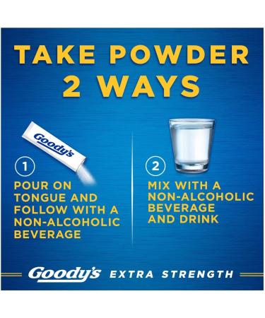 Goodys Extra Strength Headache Powders 24 Tablets - Fast Relief Formula - Buy Online on GoSupps.com
