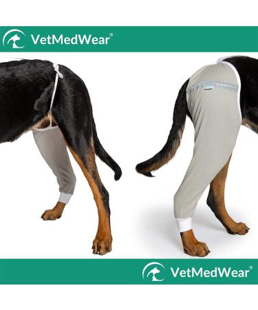 After Surgery Wear: Large Petrol Hip & Thigh Protective Cover for Dogs - Veterinarian Recommended Recovery Cuff - Buy Online on GoSupps.com