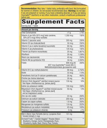 Alive! Once Daily Men's 50+ Ultra - 60 Tablets by Nature's Way - Buy Online on GoSupps.com