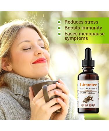 Organic Licorice Root Extract | Herbal Immune Support | Respiratory Health Supplement - 4 Fl Oz - Buy Online on GoSupps.com