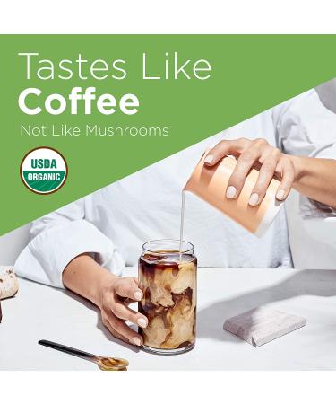 Four Sigmatic Mushroom Coffee Mix with Chaga - 10 Packets (0.09 oz each) - Natural Energy Boost - Buy Online on GoSupps.com