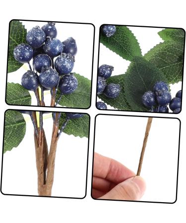 Zerodeko 15 Pcs Artificial Berry Cuttings Artificial Berry Stem Decoration Fake Berry Faux Greenery Garland Faux Floral Artificial Berry Picks Blue Decorations Plant Iron Branch Christmas Dark Bluex3pcs 18X7.5X3CMx3pcs - Buy Online on GoSupps.com
