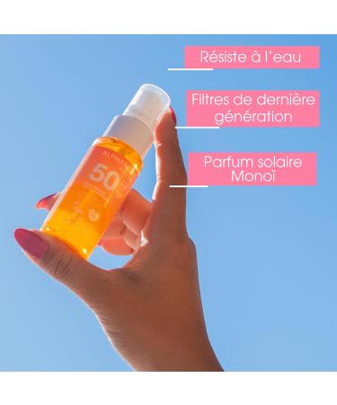  Alphanova ALPHANOVA DAILY SUN - SPF50 Sun Glow Sun Oil - Pocket Weekend - Natural - Eco-friendly - 50ml - Buy Online on GoSupps.com