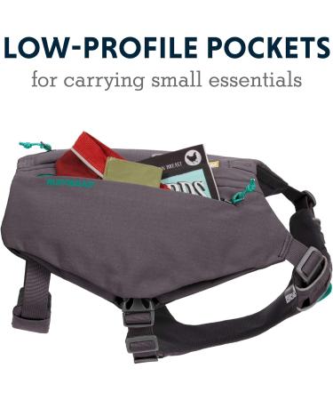 Shop Luffwear Dog Dishes with Built-In Bags for Large Breeds | Switchbak All-Day Comfort - Granite Gray - Buy Online on GoSupps.com