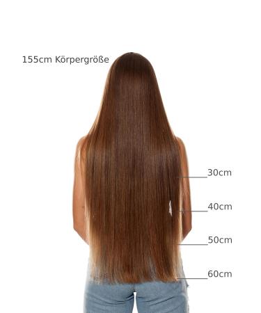 Buy Hair2Heart Real Hair Extensions - 25 Strands 1g 50cm Light Blonde Natural-Ash (8/01) | Premium Quality Bonded Straight Hair - Buy Online on GoSupps.com