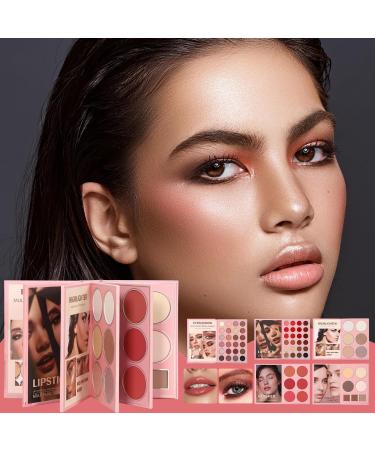  Fyrdyn Eye Makeup Palette | 5 Layer Bookstyle Eye Cosmetics Kit | Makeup Kit For Girls Beginners Enthusiastic Daily Routine - Buy Online on GoSupps.com
