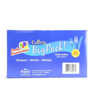 Party Dimensions 300 Count Clear Cutlery Combo Box - Buy Online on GoSupps.com