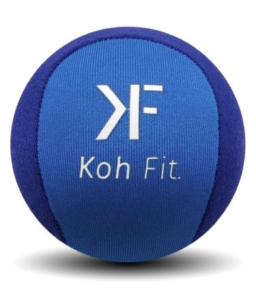 Koh Fit Stress Ball for Adults - Stress Reliever Squeeze Balls - for Hand Therapy and Stress Relief Blue (1 Ball)