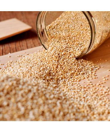 Organic White Quinoa Non-GMO Gluten-Free High-Protein Superfood for Healthy Meals (225 Grams) 225 Grams - Buy Online on GoSupps.com