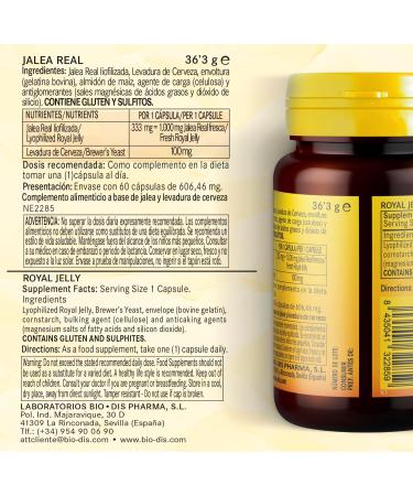  Nature Essential Nature Essential | Royal Jelly 1000 mg | 60 capsules per pack (3 units per pack) | Natural supplement for daily well-being - Buy Online on GoSupps.com