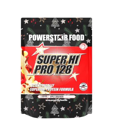 POWERSTAR FOOD Powerstar SUPER HI PRO 128 | Multi-component protein powder 1 kg | Maximum utilization | Protein powder with 80% i.Tr. protein | Protein shake for muscle development |