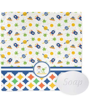 YouCustomizeIt Personalized Boy's Space & Geometric Print Washcloth