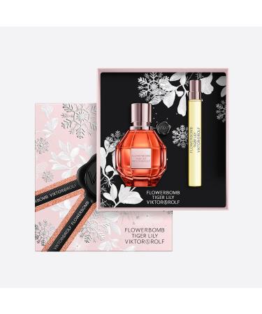Viktor&Rolf - Tiger Lily Eau de Parfum - Women's Perfume Travel Holiday Gift Set - Floral Ambery & Fruity - With Notes of Coconut & Mango - Full Size 1.7 Fl Oz & Travel Size 0.3 Fl Oz - Buy Online on GoSupps.com