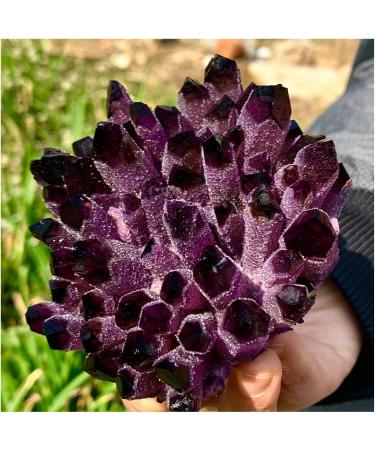 Crystal Cluster Natural Violet Ghost Phantom Quartz Crystal Cluster Specimen 1pcs ningxiao (Size : 500-600g) - Buy Online on GoSupps.com