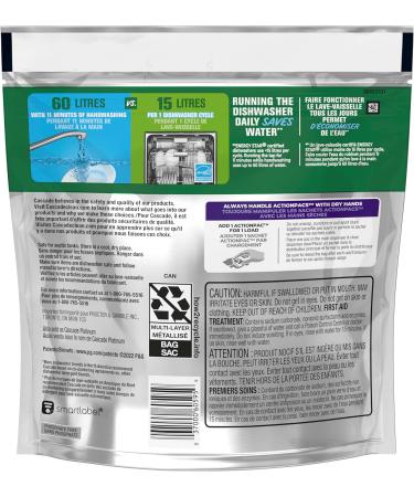 Cascade Dishwasher Detergent Pods with Dishwasher Cleaner Platinum Actionpacs Dishwasher Pods Fresh Scent 16 Count - Buy Online on GoSupps.com