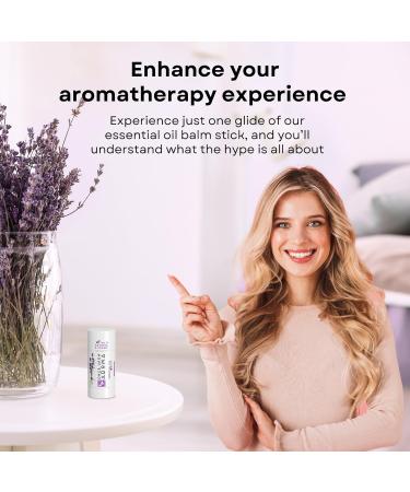 All-Natural Lavender Oil Roll-On Stick | Aromatherapy Sleep Balm & Calming Essential Oils - 0.50 Oz | Once Upon Aroma - Buy Online on GoSupps.com