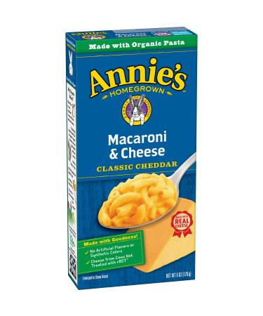 Annie's Classic Mild Cheddar Macaroni & Cheese, 6 oz Box
