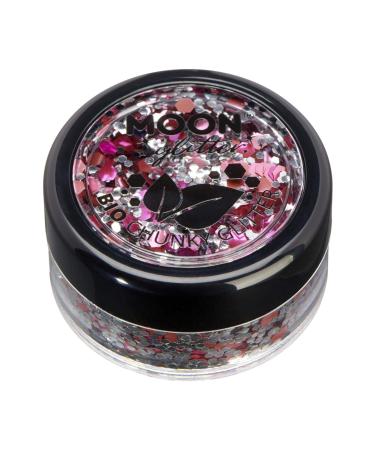 Mystic Biodegradable Eco Chunky Glitter by Moon Glitter - Blossom - Cosmetic Bio Festival Makeup Glitter for Face Body Nails Hair Lips - 3g