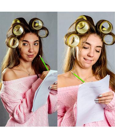 Jumbo Self-Grip Hair Curlers for Long Hair - 2.5 inch Rollers, 24 Pack Yellow - Buy Online on GoSupps.com