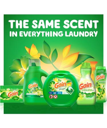 Gain Liquid Laundry Detergent Original Scent 65 fl oz - 90 Loads (2 Pack) | HE Compatible - Buy Online on GoSupps.com