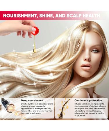 Jaxmoon Hair Treatment Serum - Bali Secret Hair Vitamin with Moroccan Macadamia & Avocado Oils | No Rinse Vitamins A C E & Pro Vit B5 - 50 Capsules - Buy Online on GoSupps.com