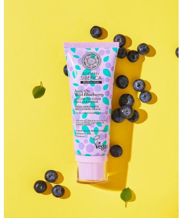 Natura Siberica Natural Anti-OX Wild Blueberry Cream Face Cleanser 100 ml - Buy Online on GoSupps.com